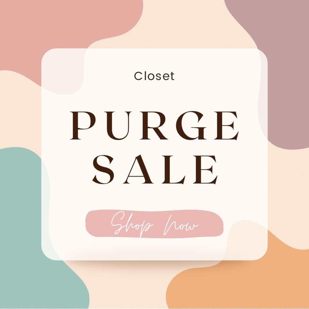 ‼️ PURGE SALE